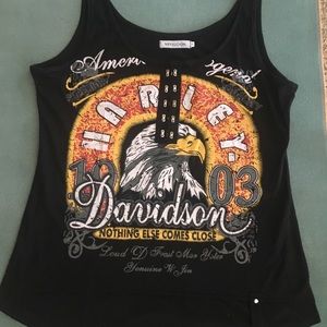 Harley Davidson Logo Tank Top